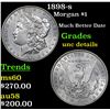 Image 1 : 1898-s Morgan Dollar $1 Grades Unc Details