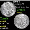 Image 1 : 1890-o Morgan Dollar $1 Grades Select+ Unc
