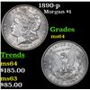 Image 1 : 1890-p Morgan Dollar $1 Grades Choice Unc