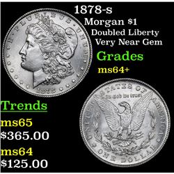 1878-s Morgan Dollar $1 Grades Choice+ Unc