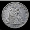 Image 2 : 1861-o Seated Half Dollar 50c Grades vf++