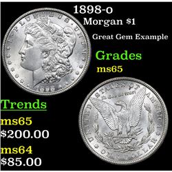 1898-o Morgan Dollar $1 Grades GEM Unc