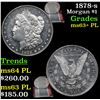 Image 1 : 1878-s Morgan Dollar $1 Grades Select Unc+ PL