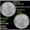 Image 1 : 1891-p Morgan Dollar $1 Grades Select Unc