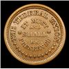 Image 2 : (1863) Army & Navy Civil War Token 1c Grades Choice AU/BU Slider