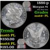 Image 1 : 1886-p Morgan Dollar $1 Grades Choice Unc+ PL