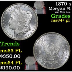 1879-s Morgan Dollar $1 Grades Choice Unc+ PL