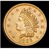 Image 2 : 1863 Indian Civil War Token 1c Grades Select+ Unc BN