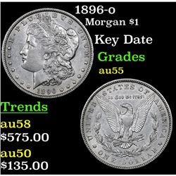 1896-o Morgan Dollar $1 Grades Choice AU