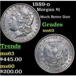1889-o Morgan Dollar $1 Grades Select Unc