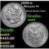 Image 1 : 1889-o Morgan Dollar $1 Grades Select Unc