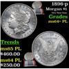 Image 1 : 1896-p Morgan Dollar $1 Grades Choice Unc+ PL