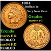 Image 1 : 1904 Indian Cent 1c Grades Choice+ Unc RD