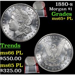 1880-s Morgan Dollar $1 Grades GEM+ PL