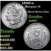 Image 1 : 1880-o Morgan Dollar $1 Grades Select Unc