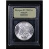 Image 4 : ***Auction Highlight*** 1891-p Morgan Dollar $1 Graded Select+ Unc By USCG (fc)