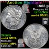Image 1 : ***Auction Highlight*** 1888-p Morgan Dollar $1 Graded Choice Unc DMPL By USCG (fc)