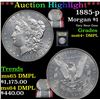 Image 1 : ***Auction Highlight*** 1885-p Morgan Dollar $1 Graded Choice Unc+ DMPL By USCG (fc)