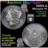 Image 1 : ***Auction Highlight*** 1885-o Morgan Dollar $1 Graded Choice Unc+ DMPL By USCG (fc)