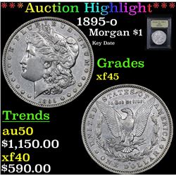 ***Auction Highlight*** 1895-o Morgan Dollar $1 Graded xf+ By USCG (fc)