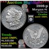 Image 1 : ***Auction Highlight*** 1898-p Morgan Dollar $1 Graded Choice Unc+ DMPL By USCG (fc)