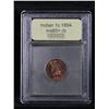 Image 4 : ***Auction Highlight*** 1894 Indian Cent 1c Graded Gem+ Unc RB By USCG (fc)