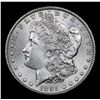 Image 2 : ***Auction Highlight*** 1891-p Morgan Dollar $1 Graded Choice+ Unc By USCG (fc)