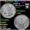 Image 1 : ***Auction Highlight*** 1897-o Morgan Dollar $1 Graded Select Unc By USCG (fc)