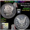 Image 1 : ***Auction Highlight*** 1878-p 8tf Top 100 WOW! Morgan Dollar $1 Graded Select Unc DMPL By USCG (fc)