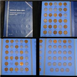 Partial Lincoln cent book 1941-1964 43 coins . .