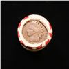 Image 2 : Mixed small cents 1c orig shotgun roll, 1919-s Wheat Cent, 1897 Indian Cent other end