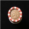 Image 2 : Mixed small cents 1c orig shotgun roll, 1909/s Wheat Cent,