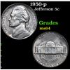 Image 1 : 1950-p Jefferson Nickel 5c Grades Choice Unc