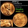 Image 1 : 1956-p Lincoln Cent 1c Grades Choice+ Unc RD