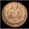 Image 3 : 1869 Indian Cent 1c Grades vg details