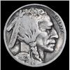Image 2 : 1923-p Buffalo Nickel 5c Grades vf+