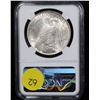 Image 3 : NGC 1922-p Peace Dollar $1 Graded ms63 By NGC