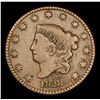 Image 2 : 1828 Coronet Head Large Cent 1c Grades vf++