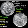 Image 1 : 1884-o Morgan Dollar $1 Grades Choice+ Unc