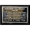 Image 3 : Flags of the American Revolution Benjamin Tallmadge color Flag 1oz .925 Sterling Silver Bar Grades