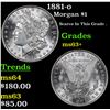 Image 1 : 1881-o Morgan Dollar $1 Grades Select+ Unc