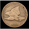 Image 2 : 1858 SL Flying Eagle Cent 1c Grades f+