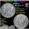 Image 1 : ***Auction Highlight*** 1896-o Morgan Dollar $1 Graded Unc Details By USCG (fc)