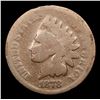 Image 2 : 1878 Indian Cent 1c Grades g+