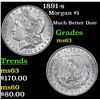 Image 1 : 1891-s Morgan Dollar $1 Grades Select Unc