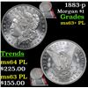 Image 1 : 1883-p Morgan Dollar $1 Grades Select Unc+ PL