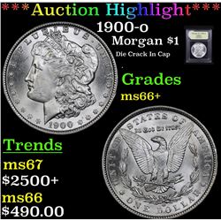 ***Auction Highlight*** 1900-o Morgan Dollar $1 Graded GEM++ Unc By USCG (fc)
