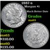 Image 1 : 1887-s Morgan Dollar $1 Grades Select Unc