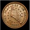 Image 2 : 1863 Shoot Him on the Spot Dix Civil War Token 1c Grades Choice AU/BU Slider