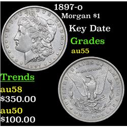 1897-o Morgan Dollar $1 Grades Choice AU